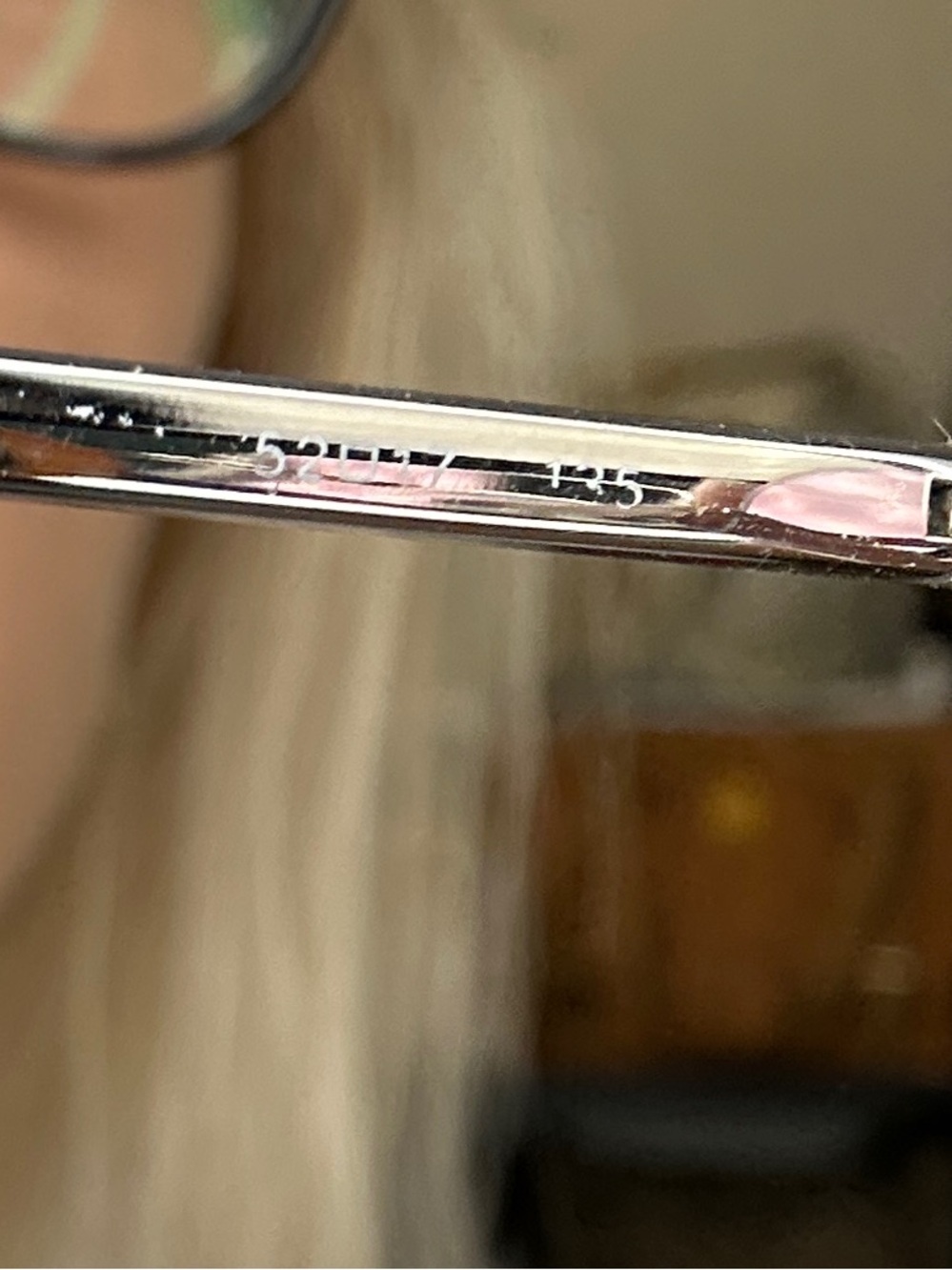 Tiffany & Co. TF1076-B Rimless Crystal Eyeglasses Frames 52□17 135 w/ Case - Picture 10 of 15